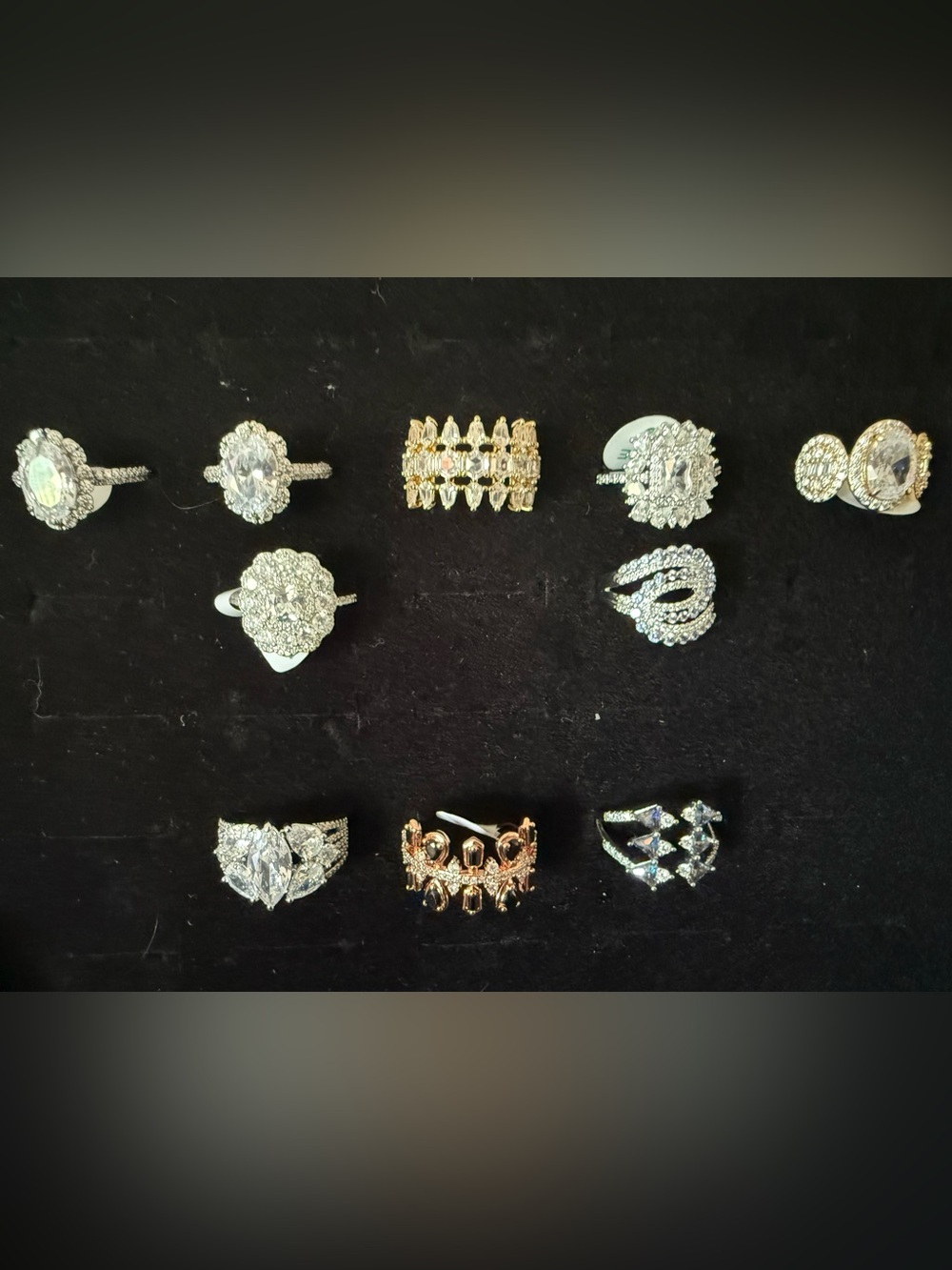 Bomb Party ring lot size 8 & 9 NWT all platings